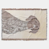 Duitse schilderkunst met horthaired pointer deken (Voorkant)