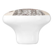 Duitse schilderkunst met horthaired pointer keramische knop (Zijkant)