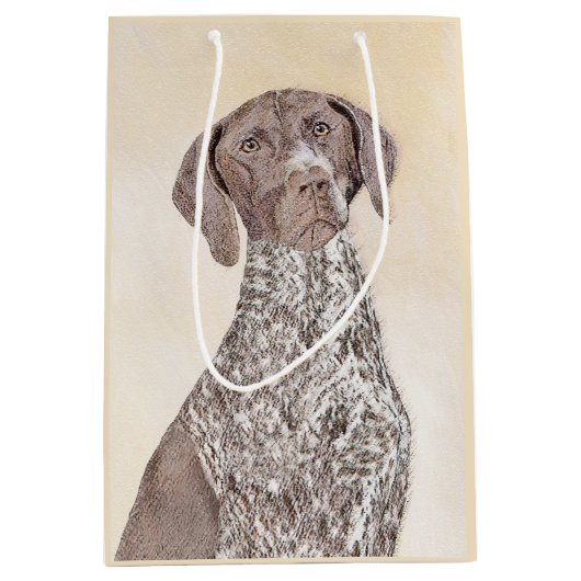 Duitse schilderkunst met horthaired pointer medium cadeauzakje (Voorkant)