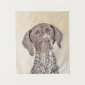 Duitse schilderkunst met horthaired pointer wandkleed (Voorkant)