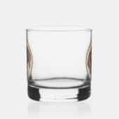 Duitse schilderkunst met horthaired pointer whisky glas (Links)