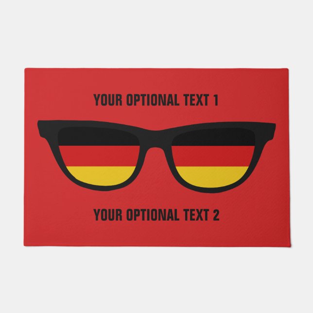 Duitse shades, aangepaste deurmatten (Voorkant)