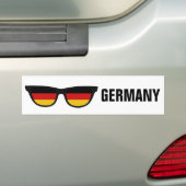 Duitse Shades aangepaste tekst & kleurenbumperstic Bumpersticker (Op auto)
