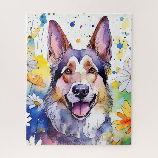 Duitse Shepard-puzzel Legpuzzel (Verticaal)