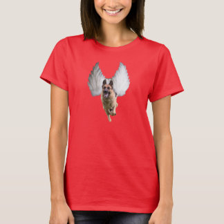Duitse Shepherd Angel T-Shirt voor vrouwen