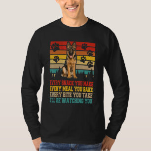Duitse Shepherd Dog Activities Matching Dog T-shirt