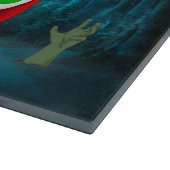 Duitse Shepherd Dog Driving Car Scary Halloween Snijplank (Hoek)