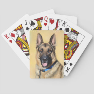 Duitse Shepherd Dog-speelkaarten Pokerkaarten