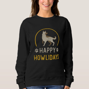 Duitse Shepherd Happy Howlidays Dog Funny Trui
