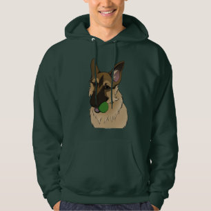 Duitse Shepherd Play Time with Ball Hoodie