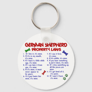 DUITSE SHEPHERD Property Laws 2 Sleutelhanger