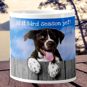 Duitse Shorthair Pointer "Bird Season" Giant Coff Extra Grote Beker