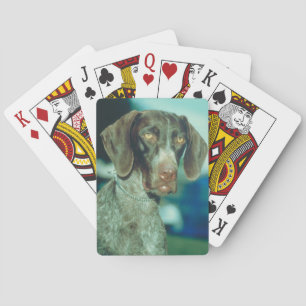 Duitse "Shorthair Pointer Dog-speelkaarten" Pokerkaarten