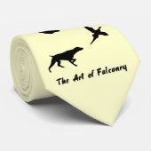 Duitse Shorthair Pointer en Falconry Stropdas (Opgerold)