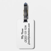 Duitse Shorthaired Pointer Bagagelabel (Achterkant verticaal)