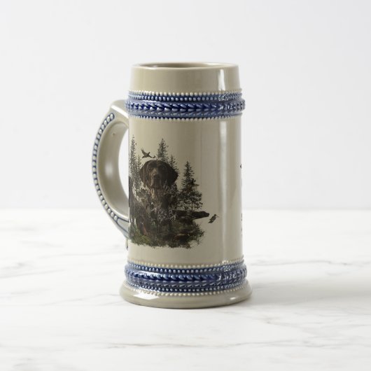 Duitse Shorthaired Pointer Bierpul (Voorkant links)