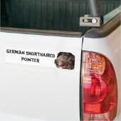 Duitse Shorthaired Pointer Bumpersticker (Op Truck)