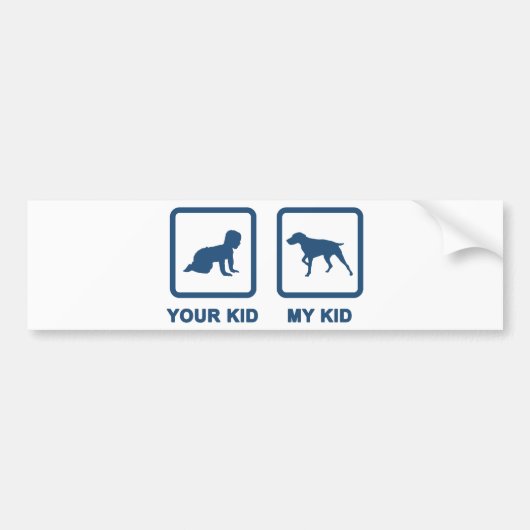 Duitse Shorthaired Pointer Bumpersticker (Voorkant)