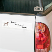 Duitse Shorthaired Pointer Bumpersticker (Op Truck)