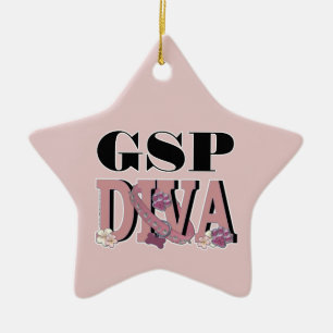 Duitse Shorthaired Pointer DIVA Keramisch Ornament