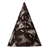 Duitse Shorthaired Pointer Dog Bone en Paw Print Feesthoedjes (Achterkant)