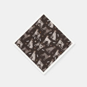 Duitse Shorthaired Pointer Dog Bone en Paw Print Servet (Hoek)