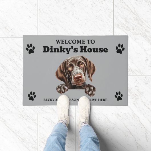 Duitse Shorthaired Pointer Dog Deurmat (Binnen)
