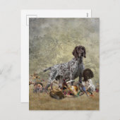 Duitse Shorthaired Pointer Feestdagenkaart (Voorkant / Achterkant)