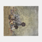 Duitse Shorthaired Pointer Fleece Deken (Voorkant (Horizontaal))