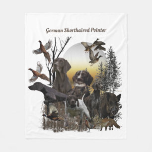 Duitse Shorthaired Pointer Fleece Deken