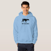 Duitse Shorthaired Pointer "Ga naar het punt" Hoodie (Voorkant volledig)