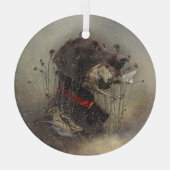 Duitse Shorthaired Pointer Glas Ornament (Achterkant)