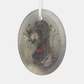 Duitse Shorthaired Pointer Glas Ornament (Voorkant links)