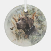 Duitse Shorthaired Pointer Glas Ornament (Voorkant)