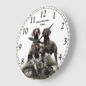 Duitse Shorthaired Pointer Grote Klok (Hoek)