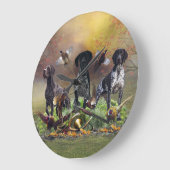 Duitse Shorthaired Pointer - grote klok (Hoek)