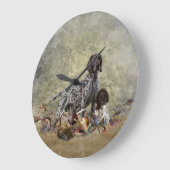 Duitse Shorthaired Pointer - grote klok (Hoek)