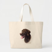Duitse Shorthaired Pointer Grote Tote Bag (Voorkant)