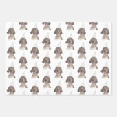 Duitse Shorthaired Pointer GSP Dog Waterverf Art Inpakpapier Vel (Voorkant 3)