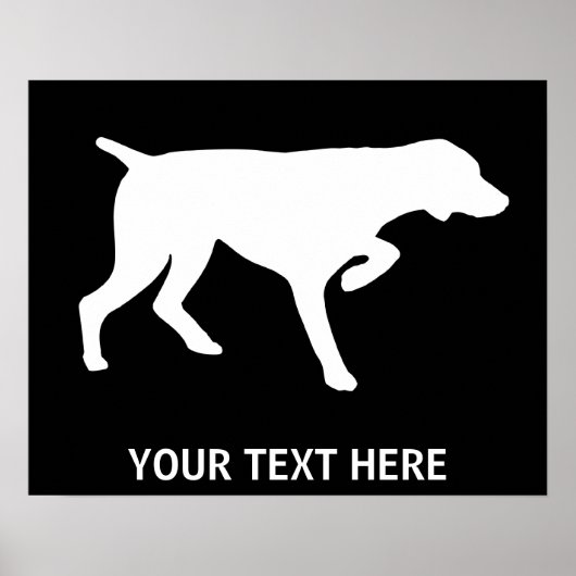 Duitse Shorthaired Pointer-hond - Poster (Voorkant)