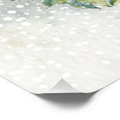 Duitse Shorthaired Pointer in de winter Perfect Poster (Hoek)