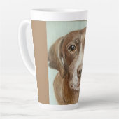 Duitse Shorthaired Pointer Latte Mok (Linkerhoek)