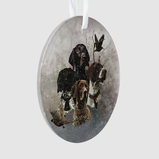 Duitse Shorthaired Pointer Ornament (voorkant)