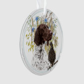 Duitse shorthaired pointer ornament (voorkant)