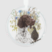 Duitse shorthaired pointer ornament (achterkant)