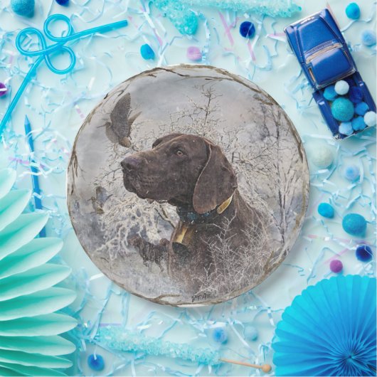 Duitse Shorthaired Pointer Papieren Bordje (Feest)