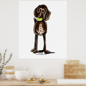 Duitse Shorthaired Pointer Playtime Poster (Keuken)