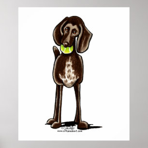 Duitse Shorthaired Pointer Playtime Poster