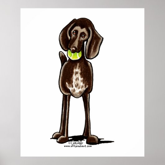 Duitse Shorthaired Pointer Playtime Poster (Voorkant)