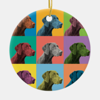 Duitse Shorthaired Pointer Pop-Art Ornament